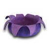 Purple Petals Pet Basket