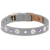 Susan Lanci Small Daisies with Crystals  Collar