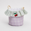 Louisdog Playful Gingham Toy Basket