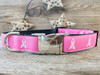 Breast Cancer Awareness Dark Pink Dog Collars