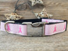 Breast Cancer Awareness Light Pink Dog Collars