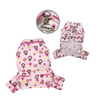 Girly Monkey Flannel Pajamas with 2 Pockets