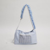 Louisdog Baby Blue Linen Sling Bag