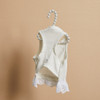 Louisdog White Frill Linen Sleeveless