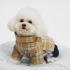 Louisdog Classy Plaid Shirt Dress