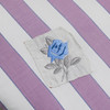Louisdog 'Not A Bag' Rug/Grape Stripes
