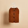 Louisdog Mocha Mousse Cashmere Cardigan