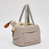 Louisdog Mocha Check ToGO Around Bag