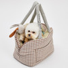 Louisdog Mocha Check ToGO Around Bag