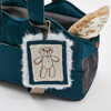 Louisdog Teal Gleam Shoulder Bag
