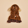 Louisdog Bunny Hoody/Cocoa