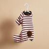 Louisdog Bunny Tail Pants/Blush Stripes