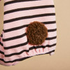 Louisdog Bunny Tail Pants/Blush Stripes
