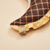 Louisdog Browny Check Moon Pillow