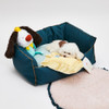 Louisdog Teal Gleam Boom Bed
