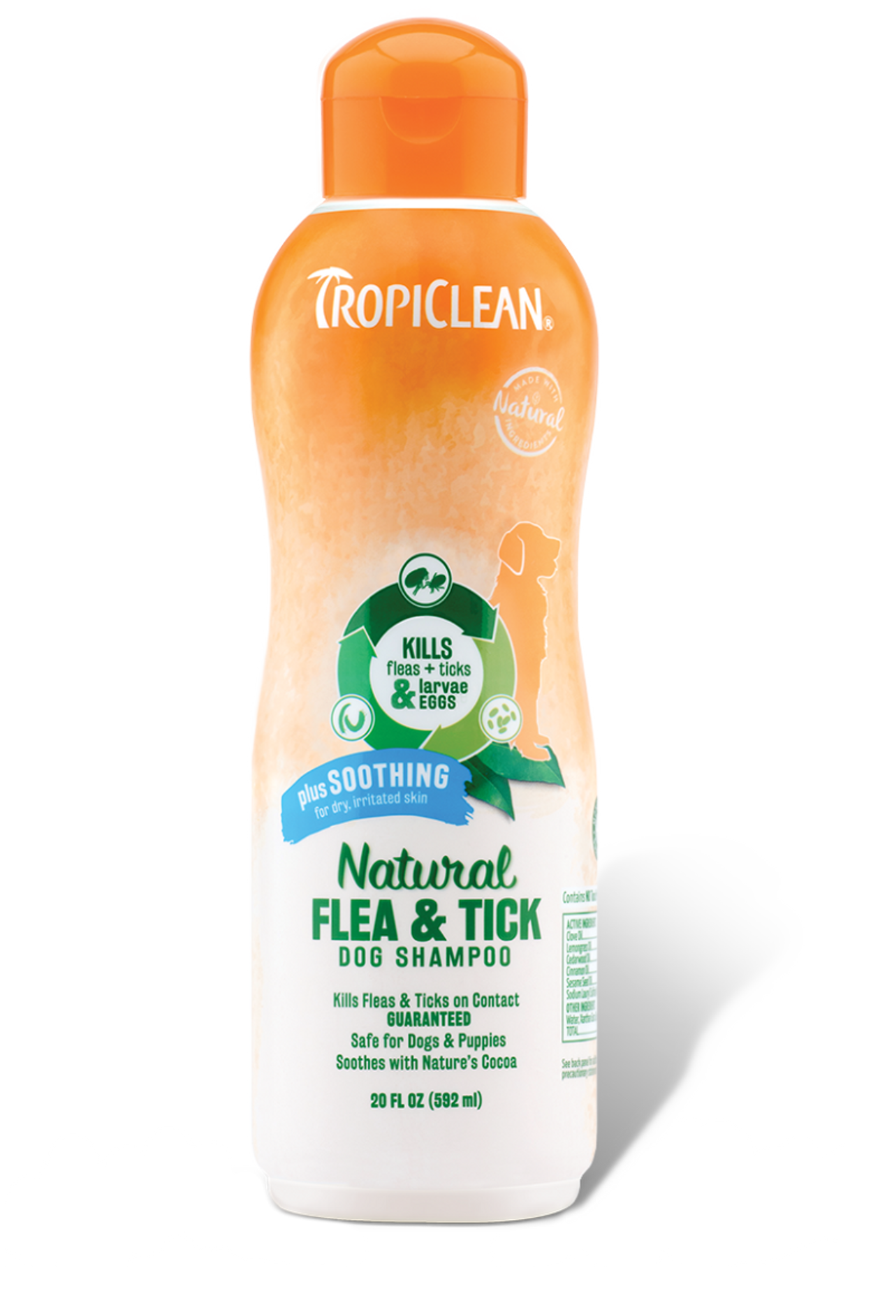 Tropiclean Soothing Natural Flea & Tick Shampoo