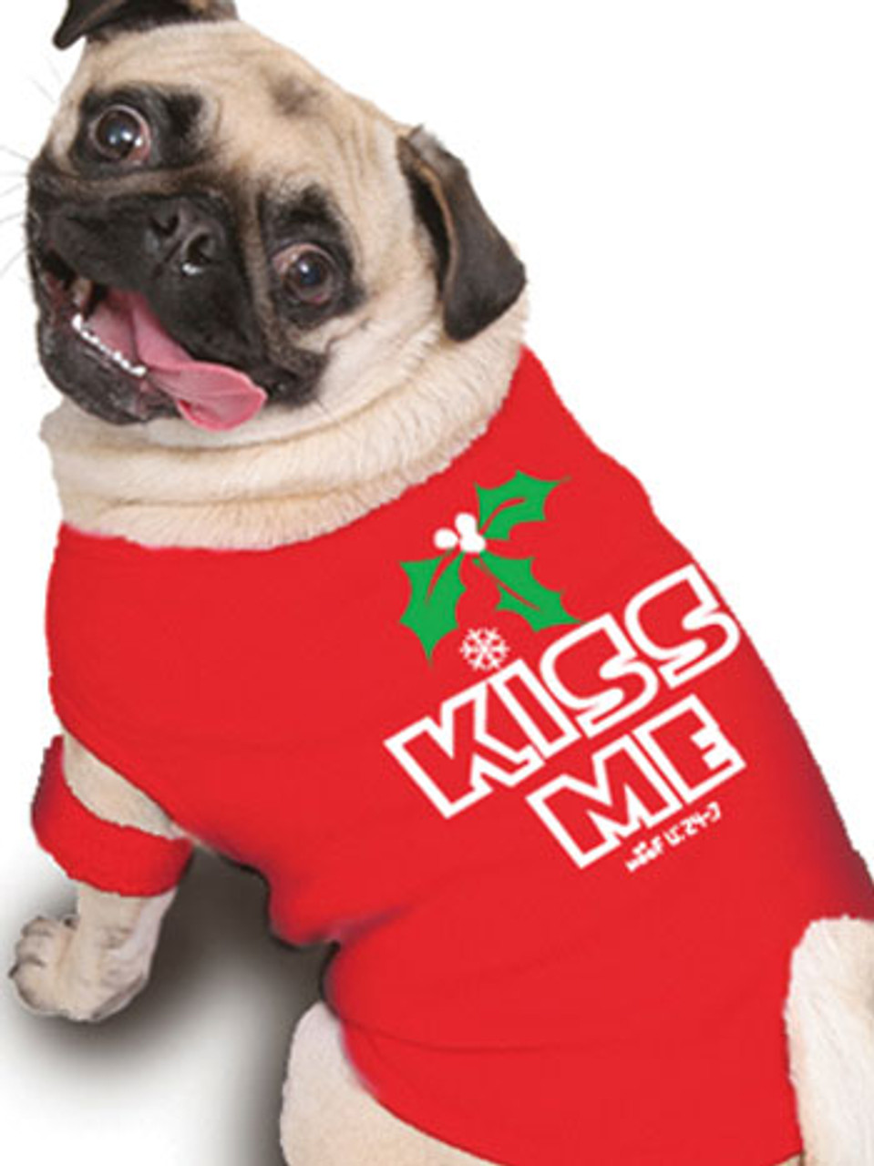 Kiss Me Mistletoe Dog Tank