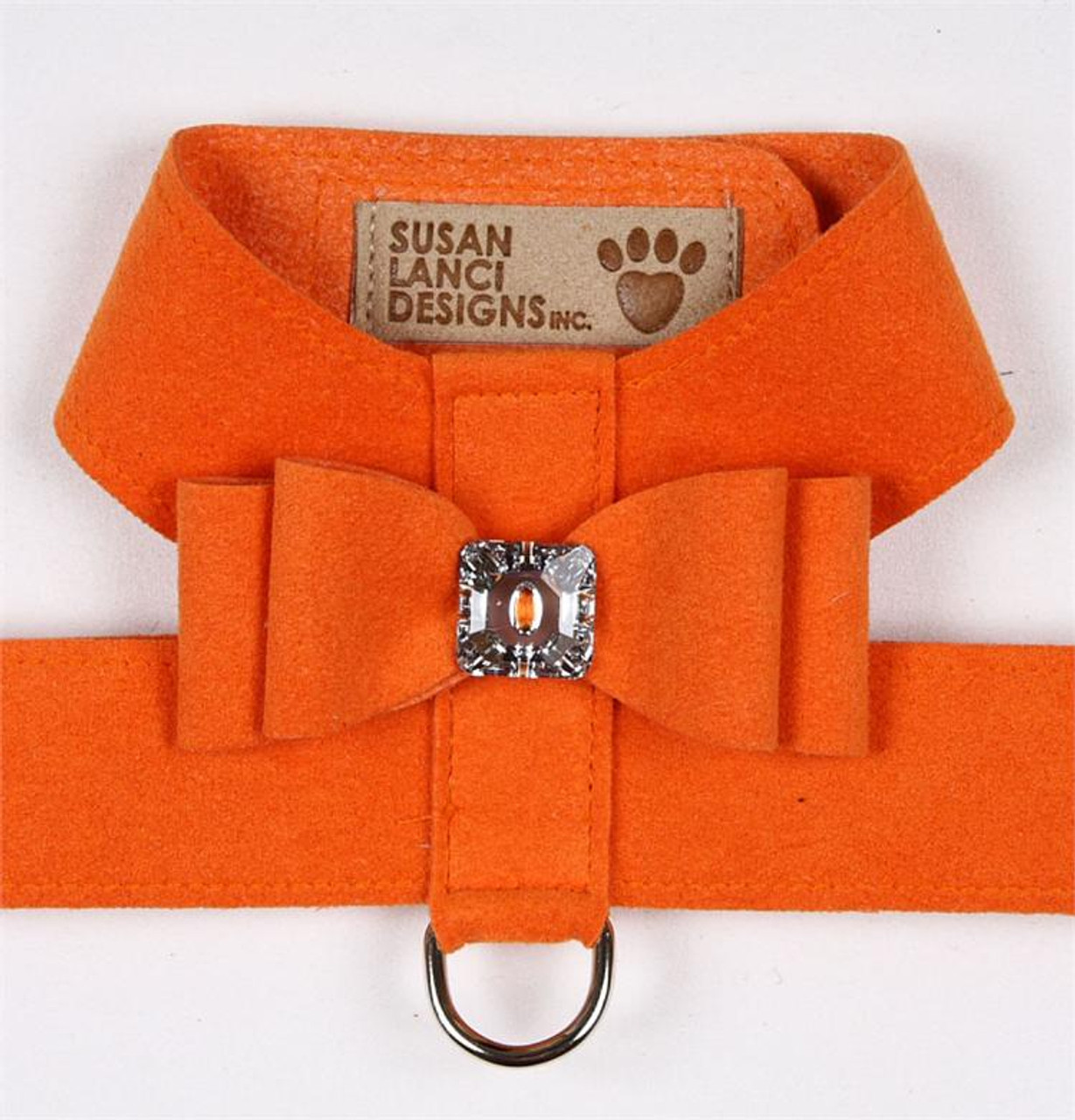 Susan Lanci Big Bow Ultrasuede Tinkie Harness