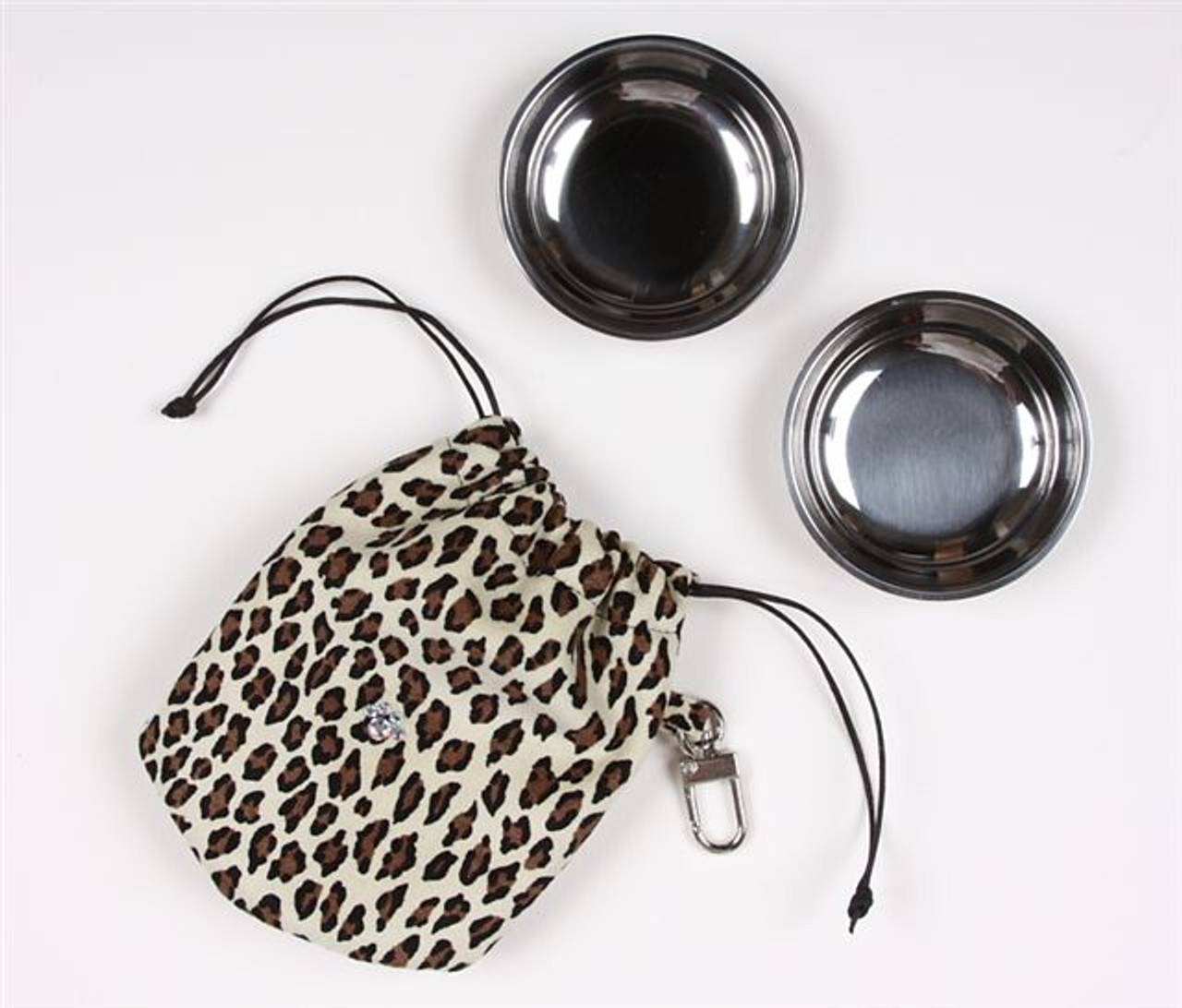 Susan Lanci Ultrasuede Travel Bowl Pouch Set