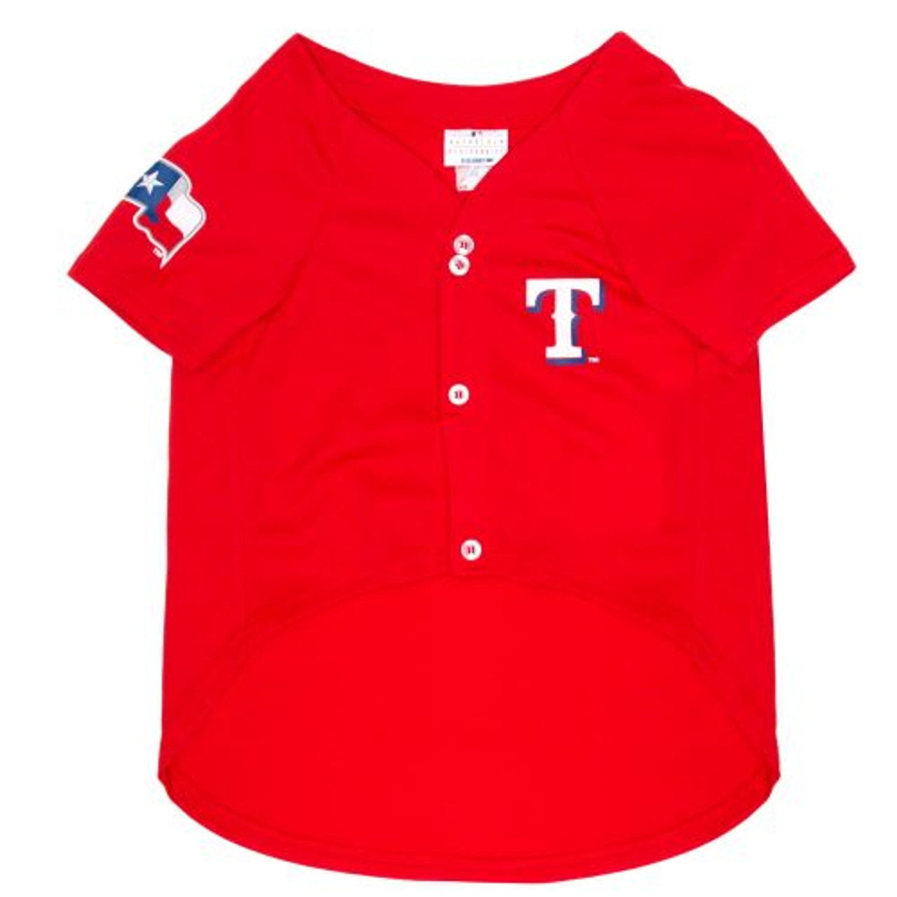 Texas Rangers V-Neck Dog Jersey