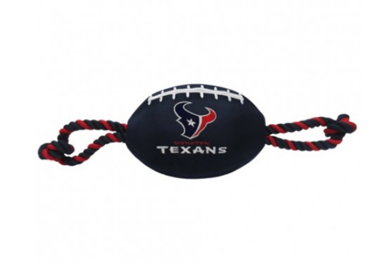 Houston Texans Nylon Football Dog Toy