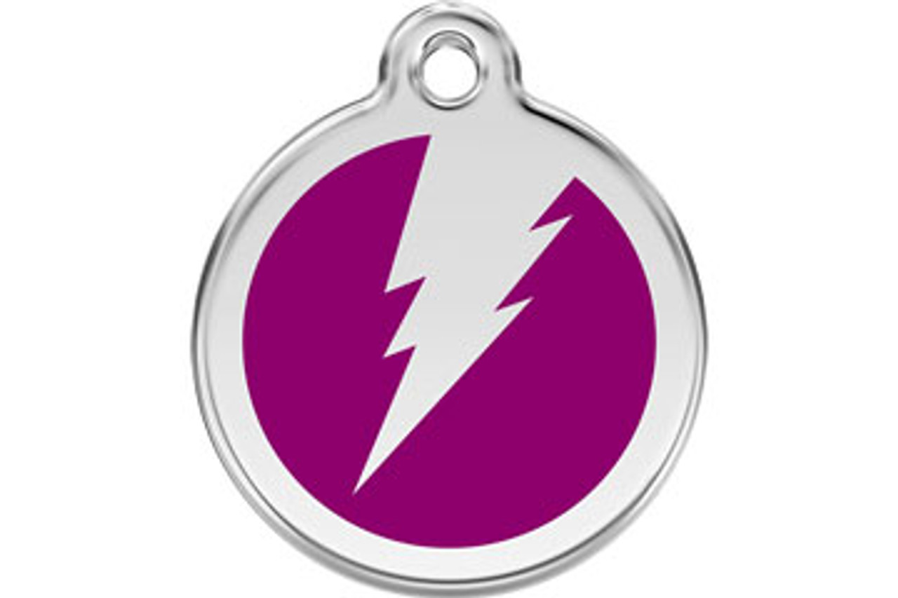 Flash Stainless Steel Enamel ID Tag