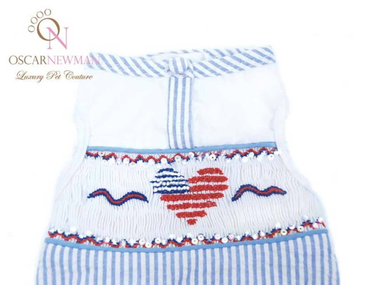 Oscar Newman Liberty Hand-Smocked Tank