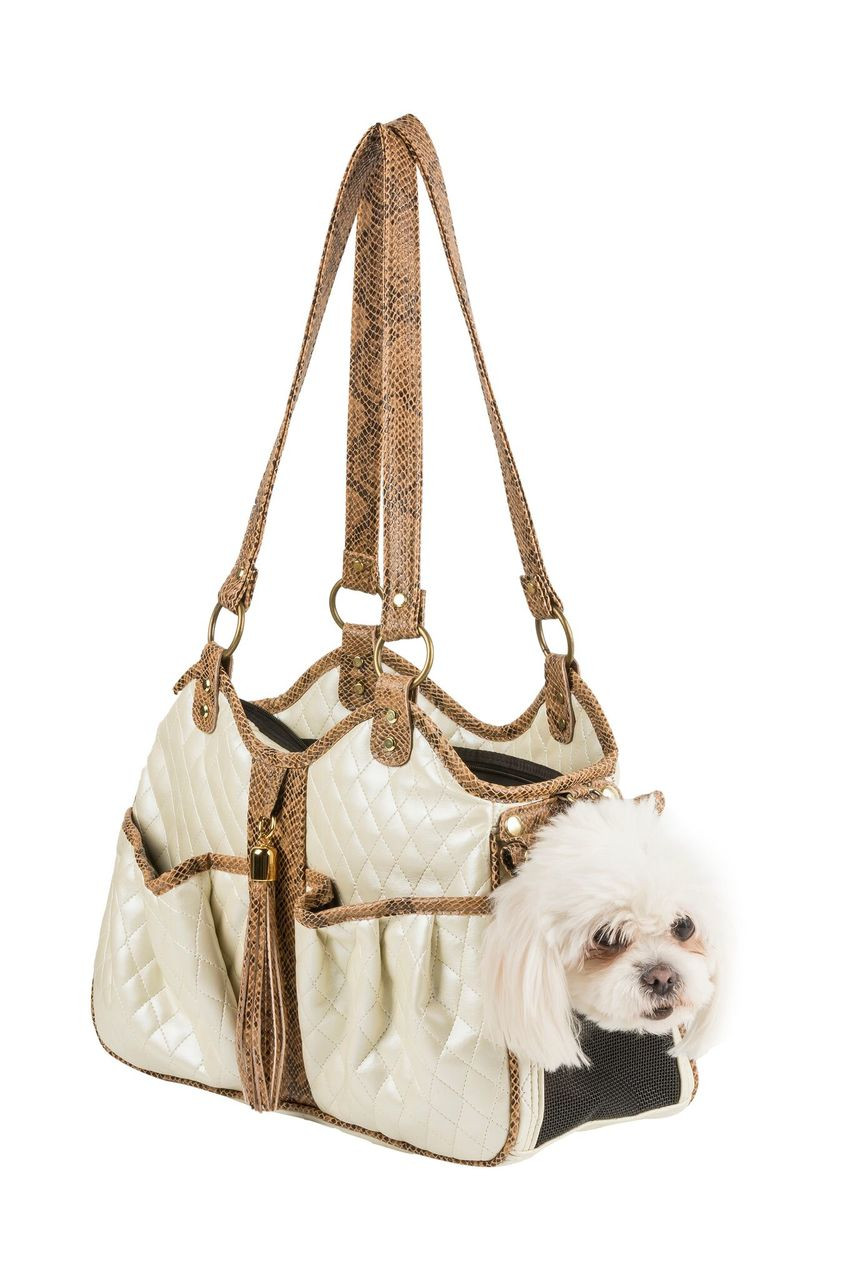 Petote Marlee Bag, Quilted Dog Bag, Designer Dog Bag, Made In The USA Dog  Bag, Purse Dog Bag, Handbag Dog Carrier