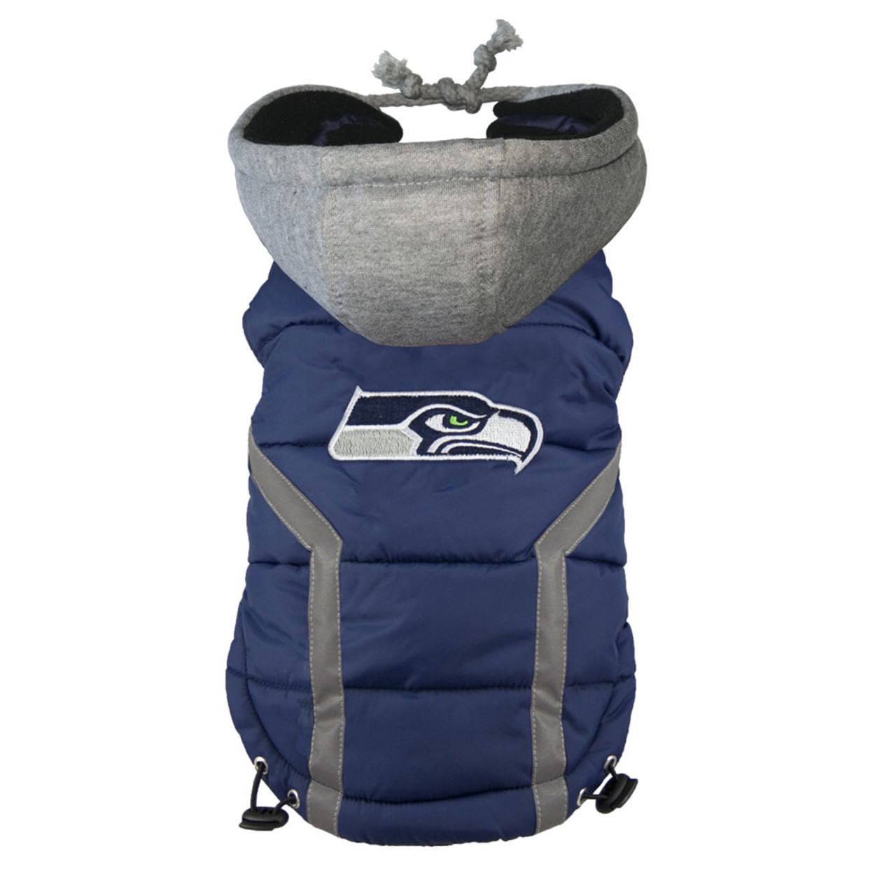 Seattle Seahawks Dog Puffer Vest