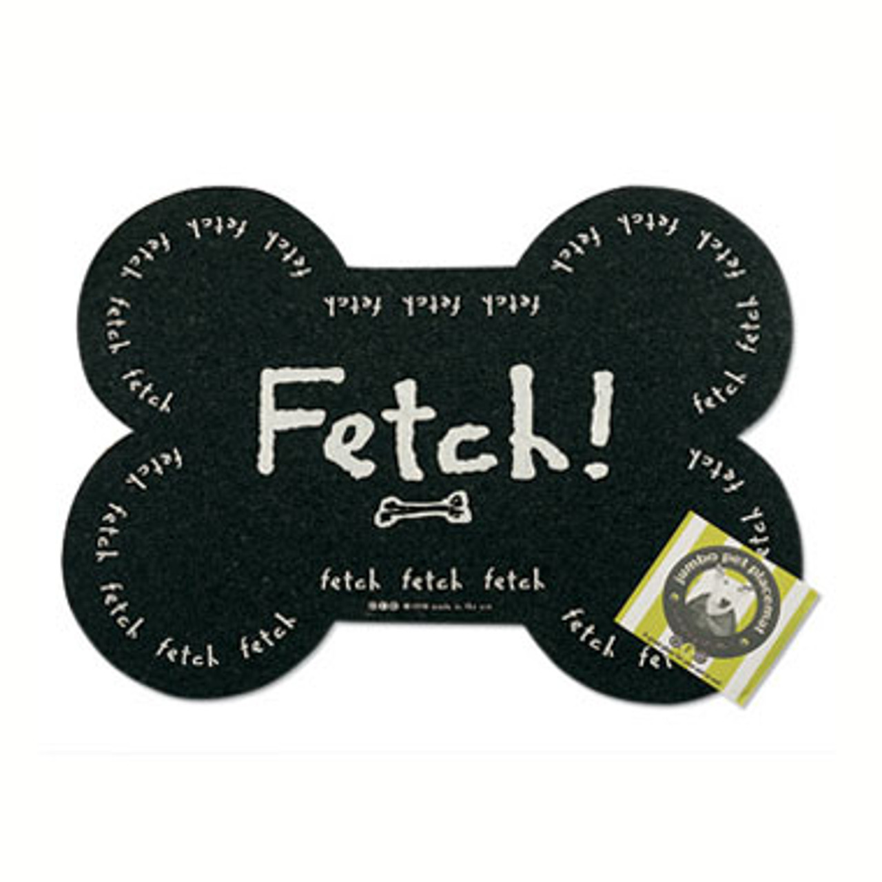 Jumbo Recycled Rubber Fetch! Placemat