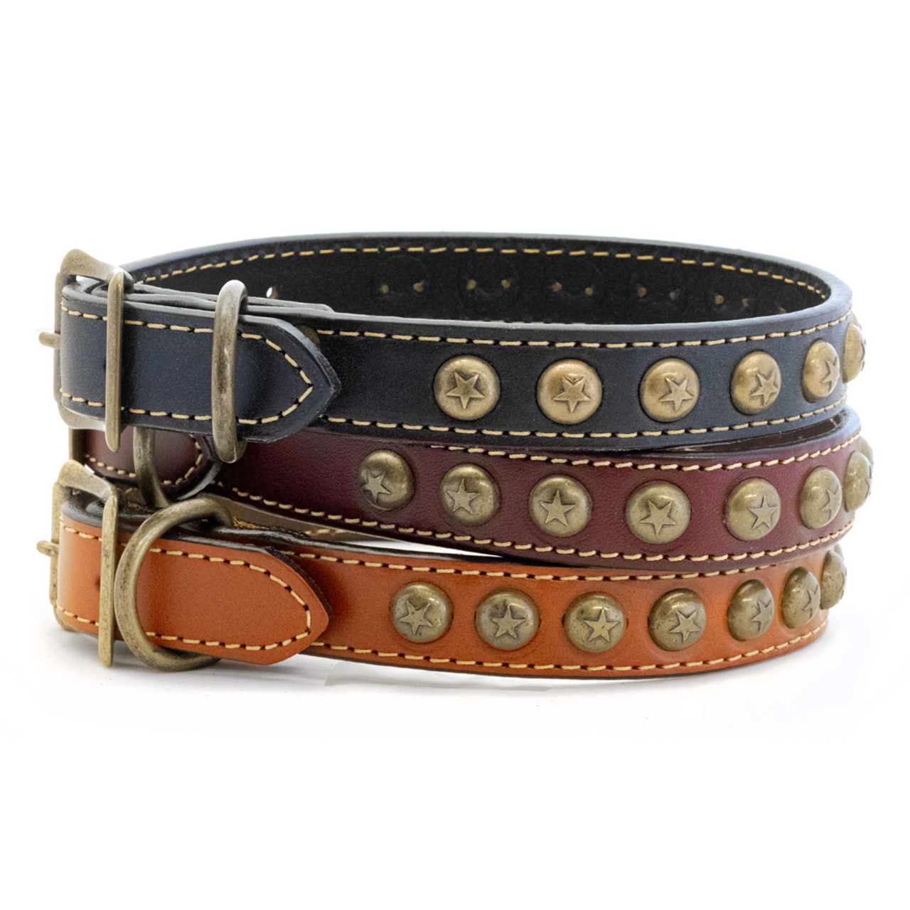 Heirloom Collection Star Leather Collars