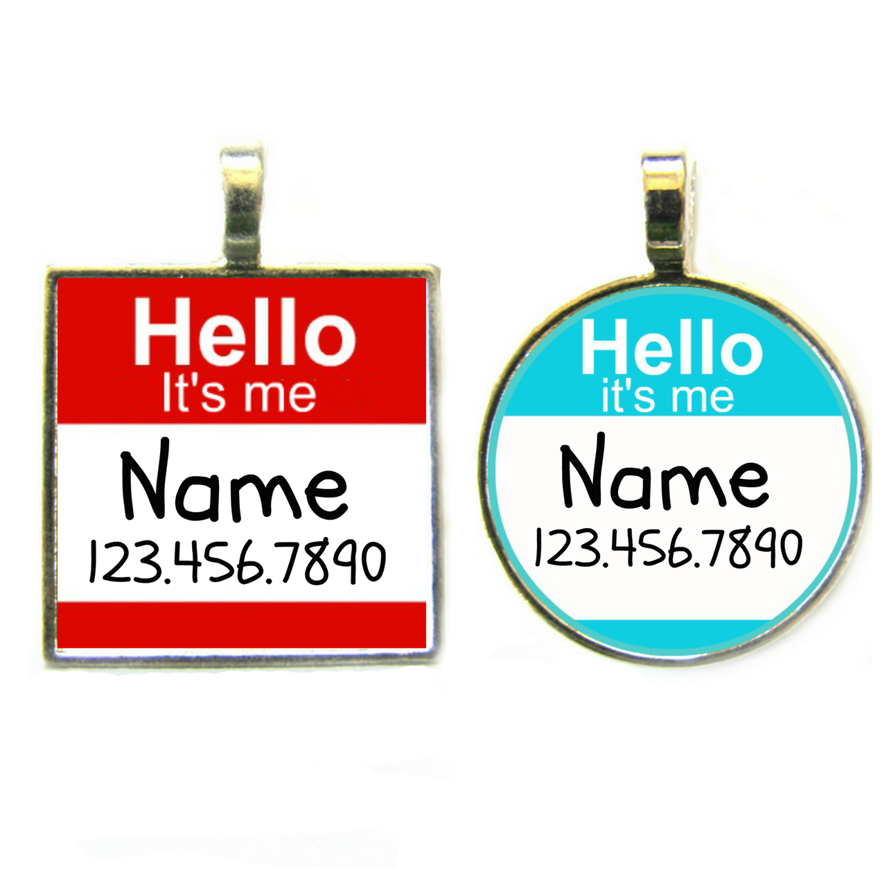 Hello, it's me... Silver Pet ID Tags