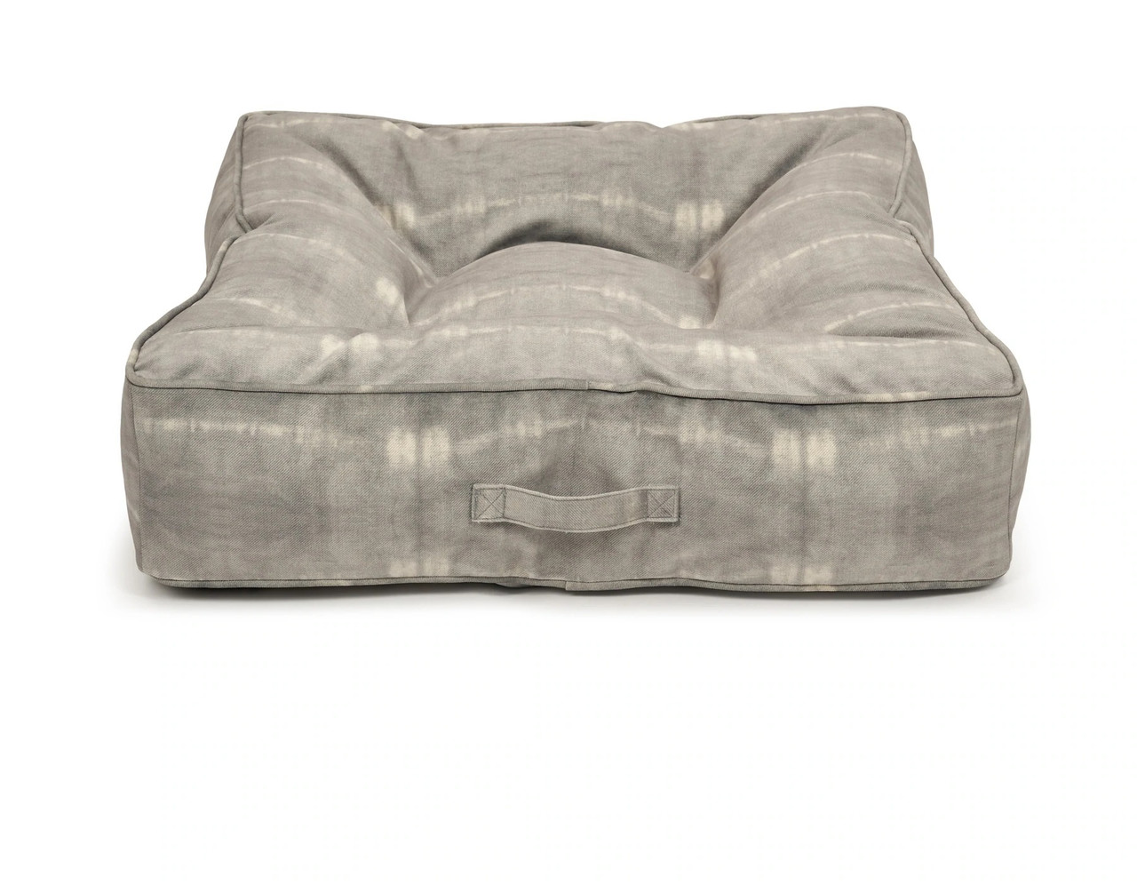 Printed Plush Velour Tufted Pillow Top Bed
