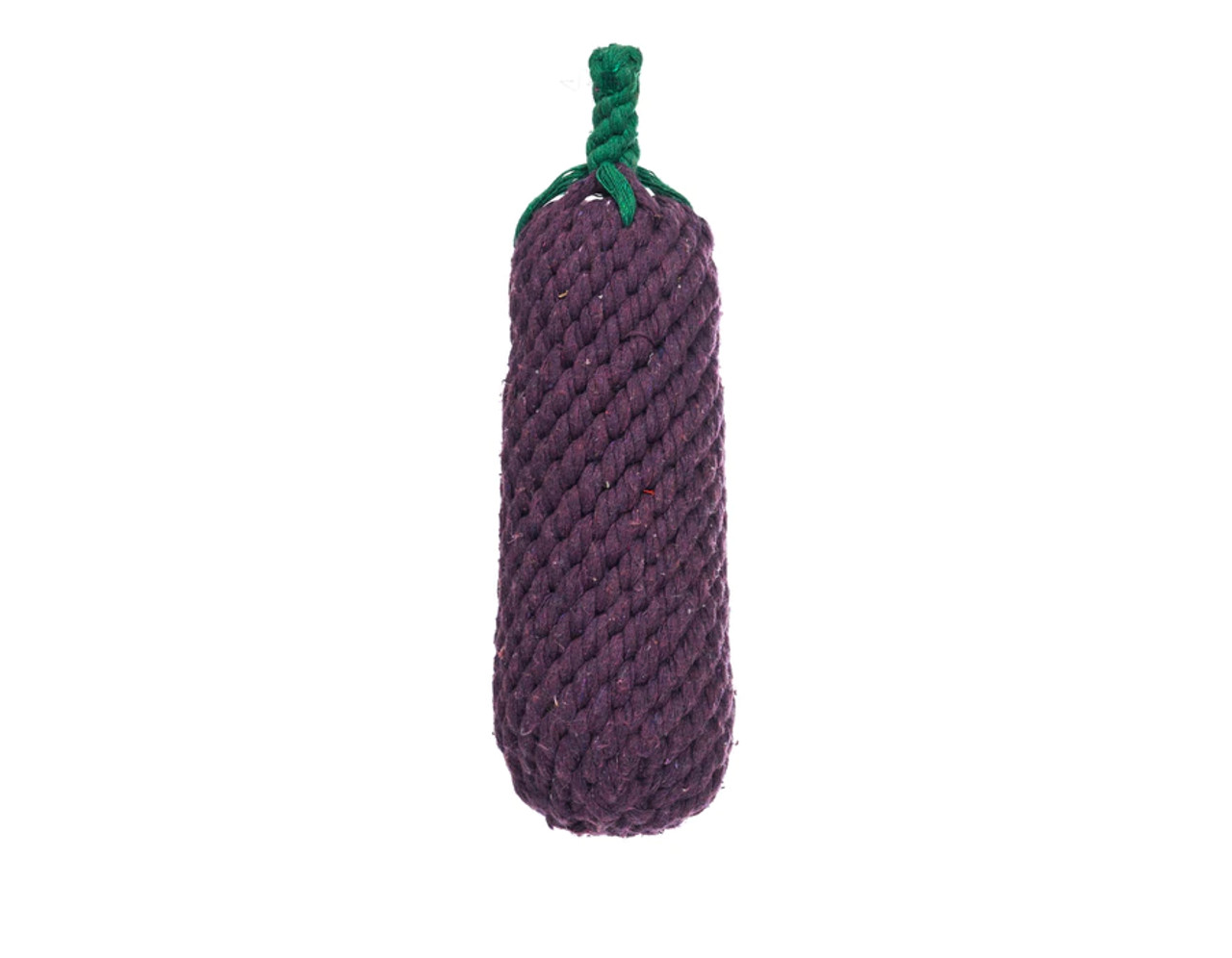 Eggplant Rope Dog Toy