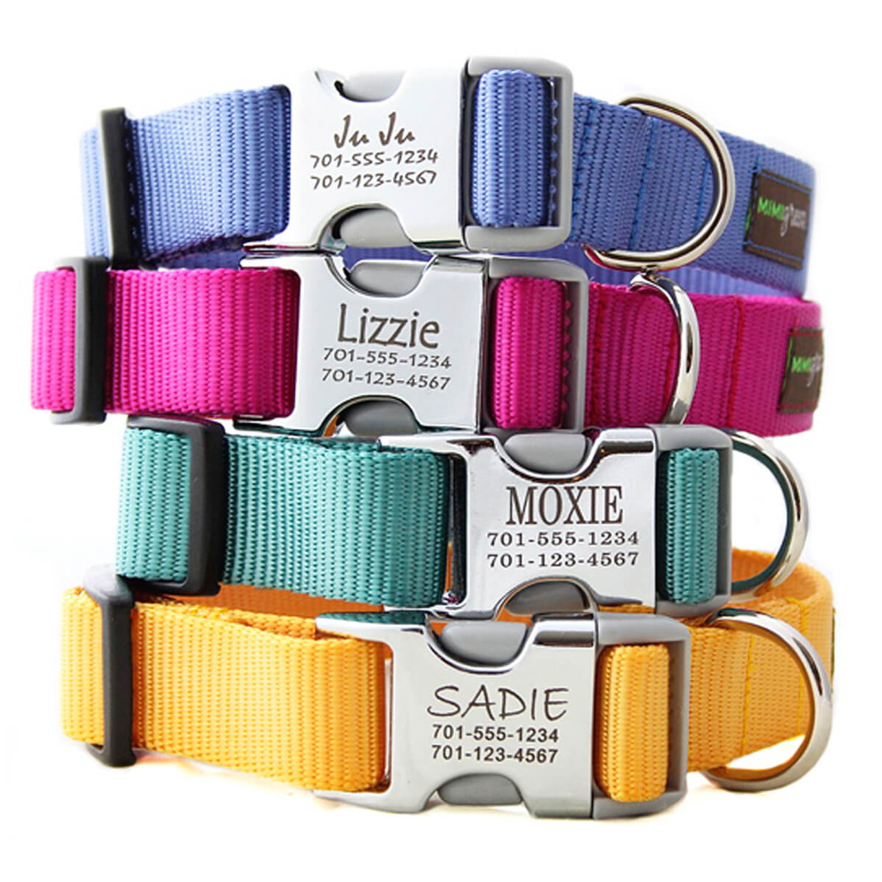 Personalized buckle hot sale dog collar