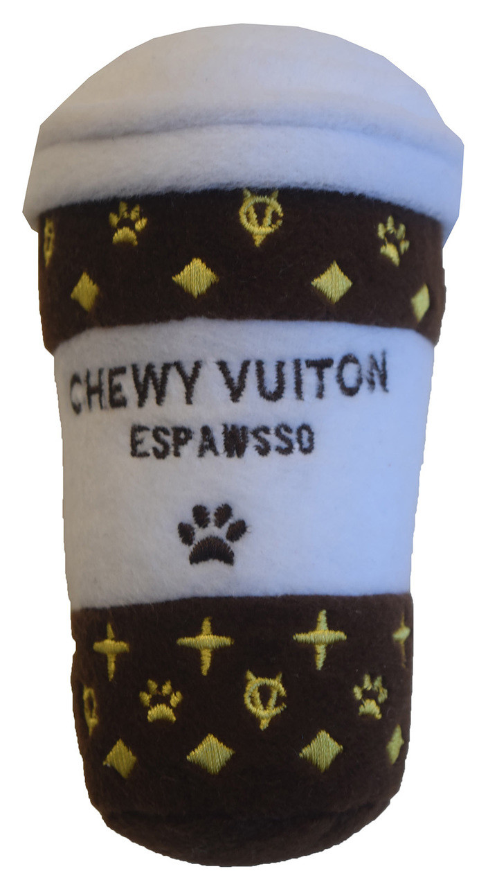 Chewy Vuiton Monogram Dog Ball Toy