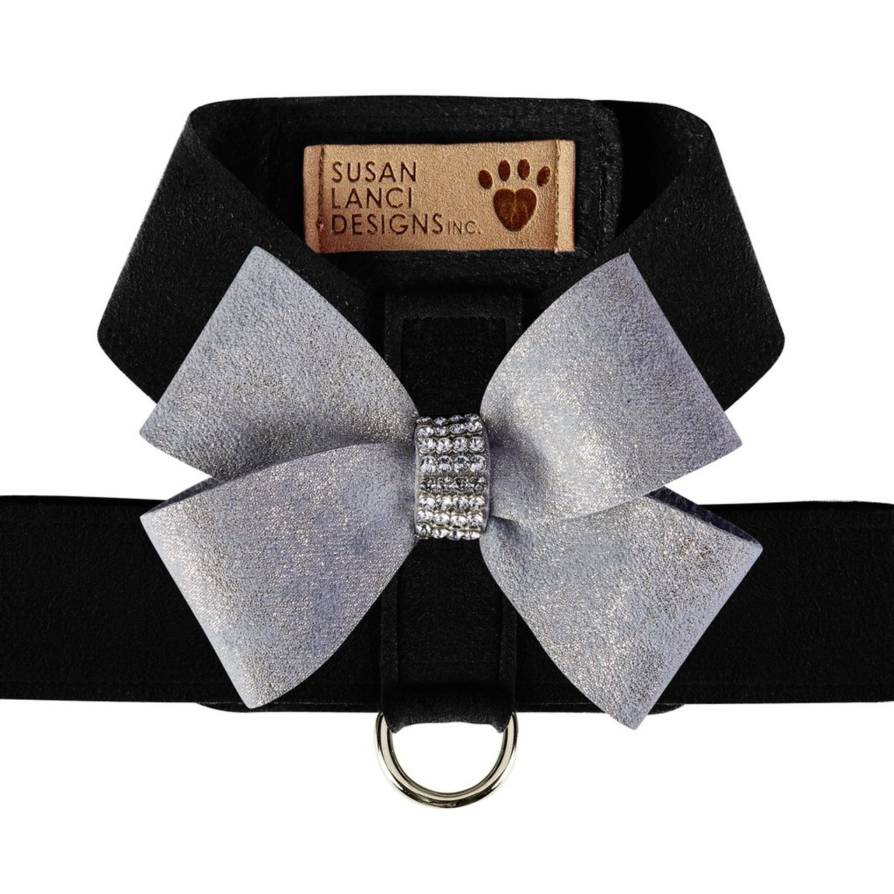 Giltmore Swarovski Crystal Ultrasuede Hair Bows by Susan Lanci