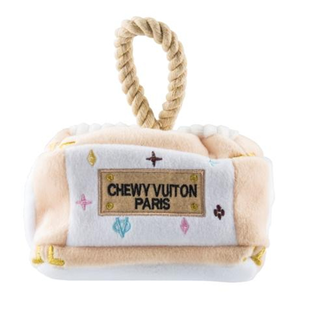 HAUTE DIGGITY DOG Black Monogram Chewy Vuiton Handbag Dog Toy