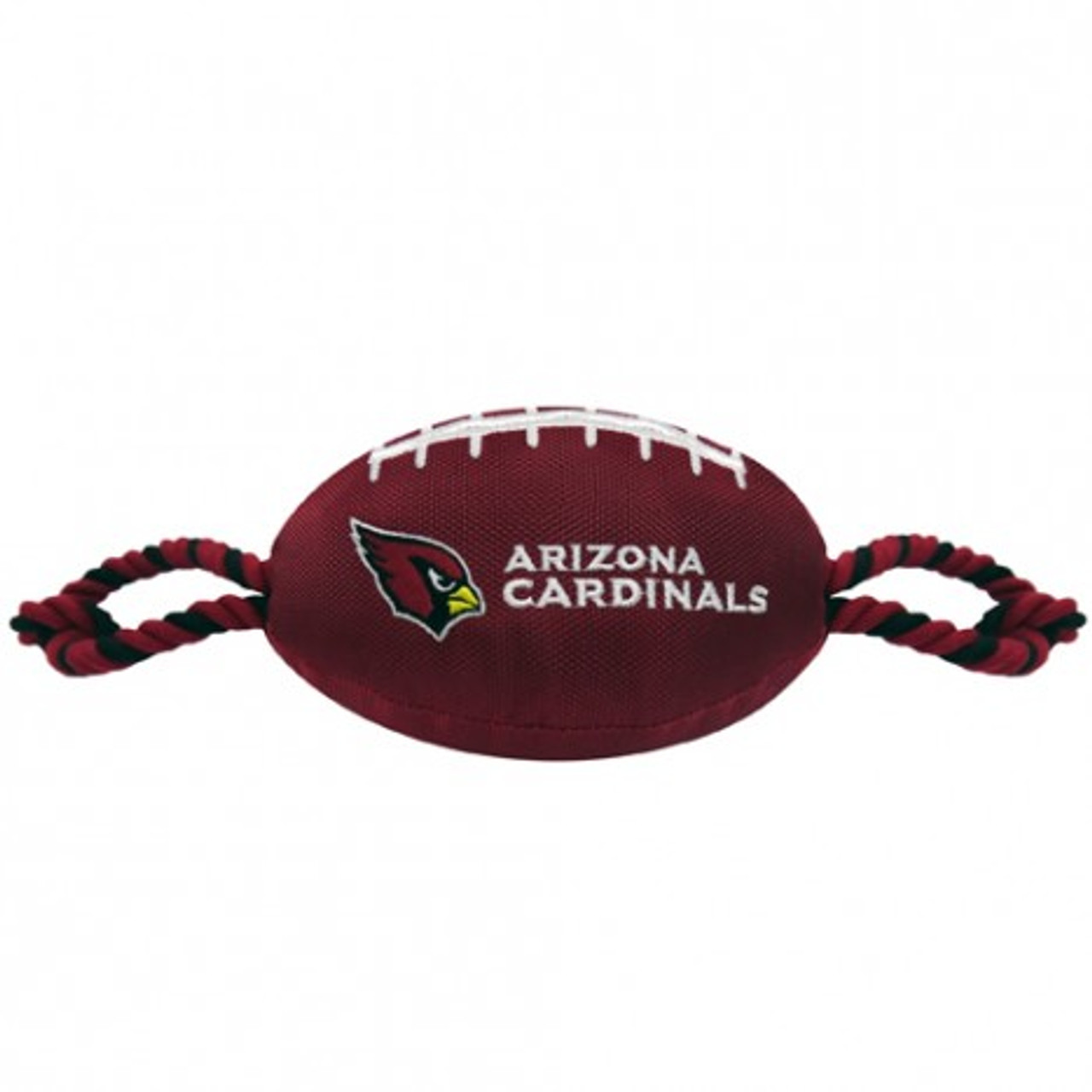 Arizona Cardinals Nylon Football Dog Toy