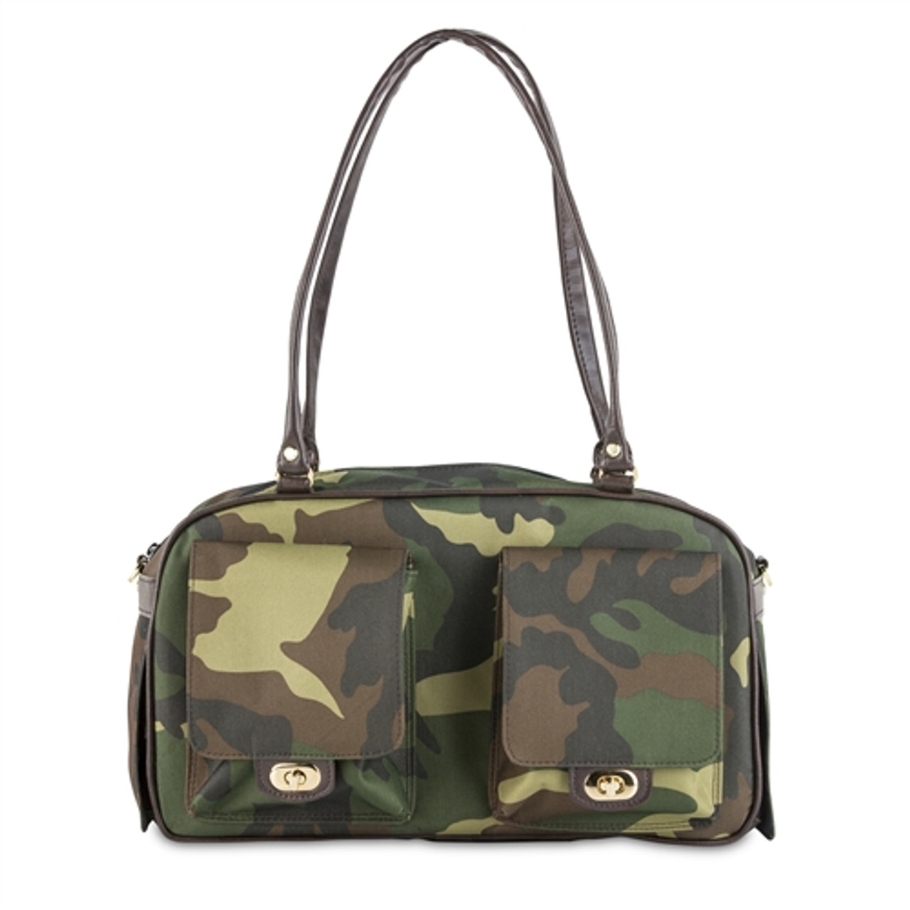 Petote JL Duffel Camo Designer Dog Carrier