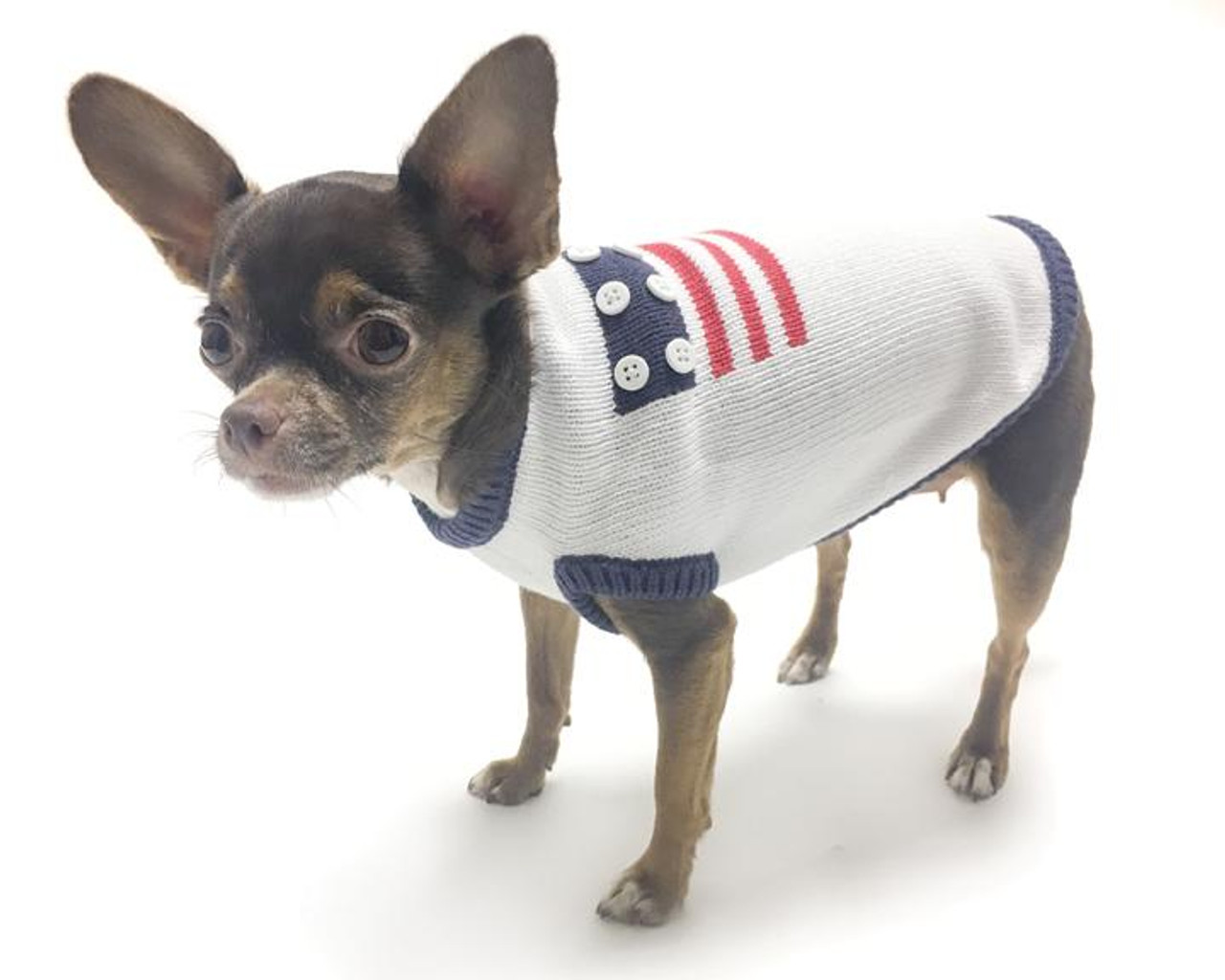 Oscar Newman Patriotic Sweater