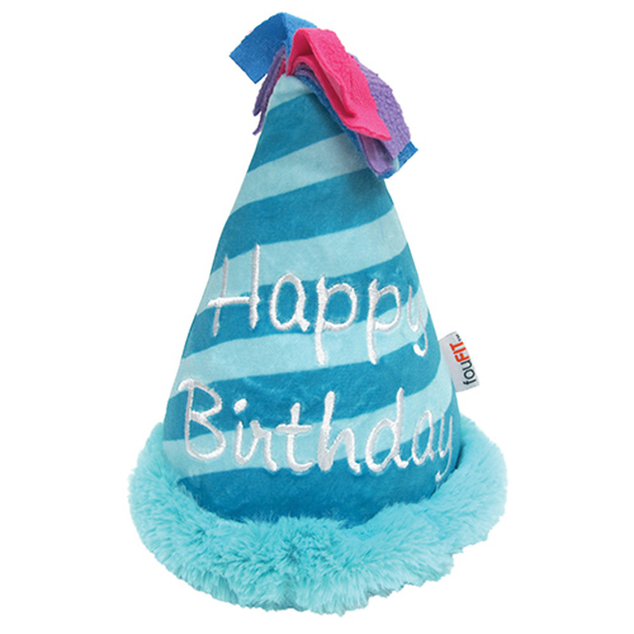 Birthday Hat Crinkle Plush Toy