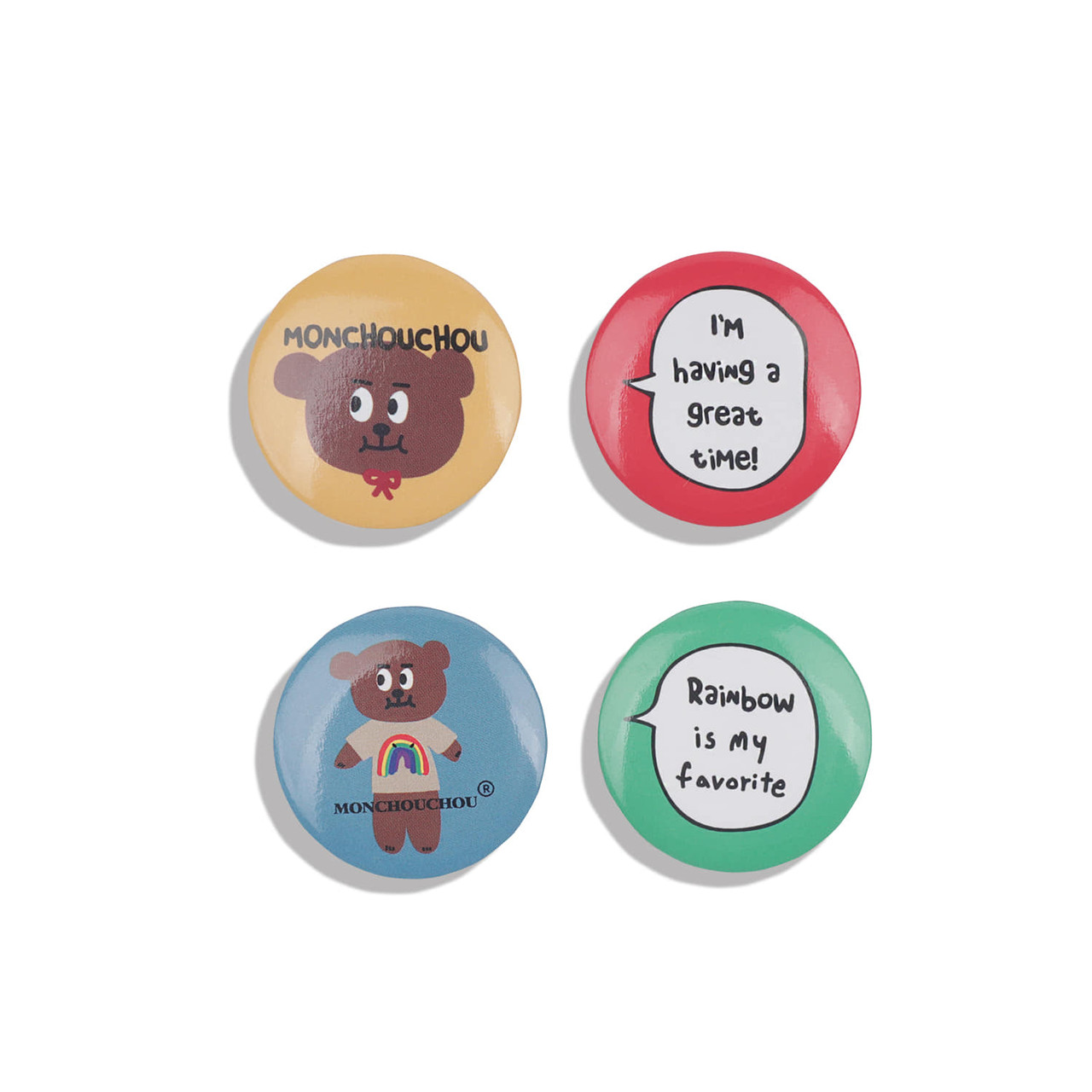 Dumb Bear Edition Pin-Button Set