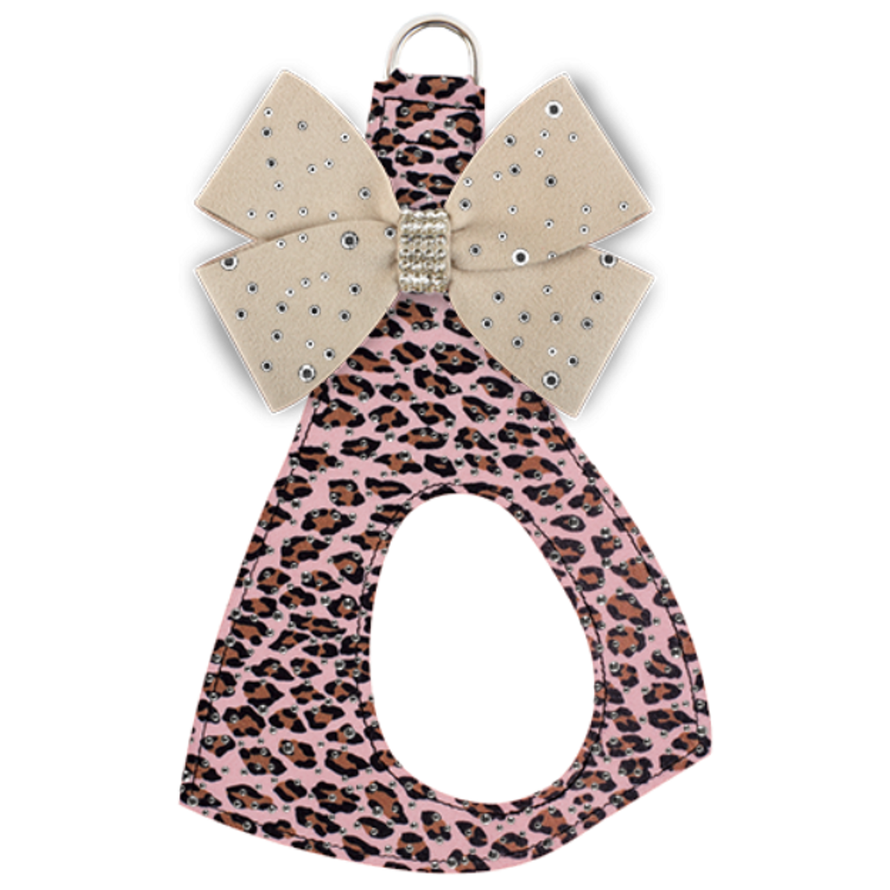 Pink Cheetah w/ Beige Bow