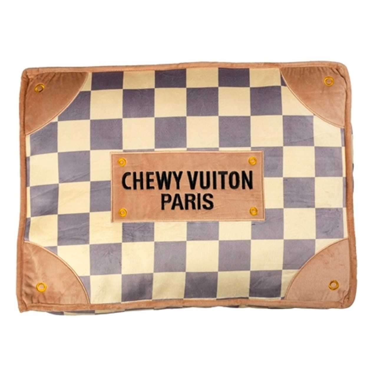 Checker Chewy Vuiton Bed