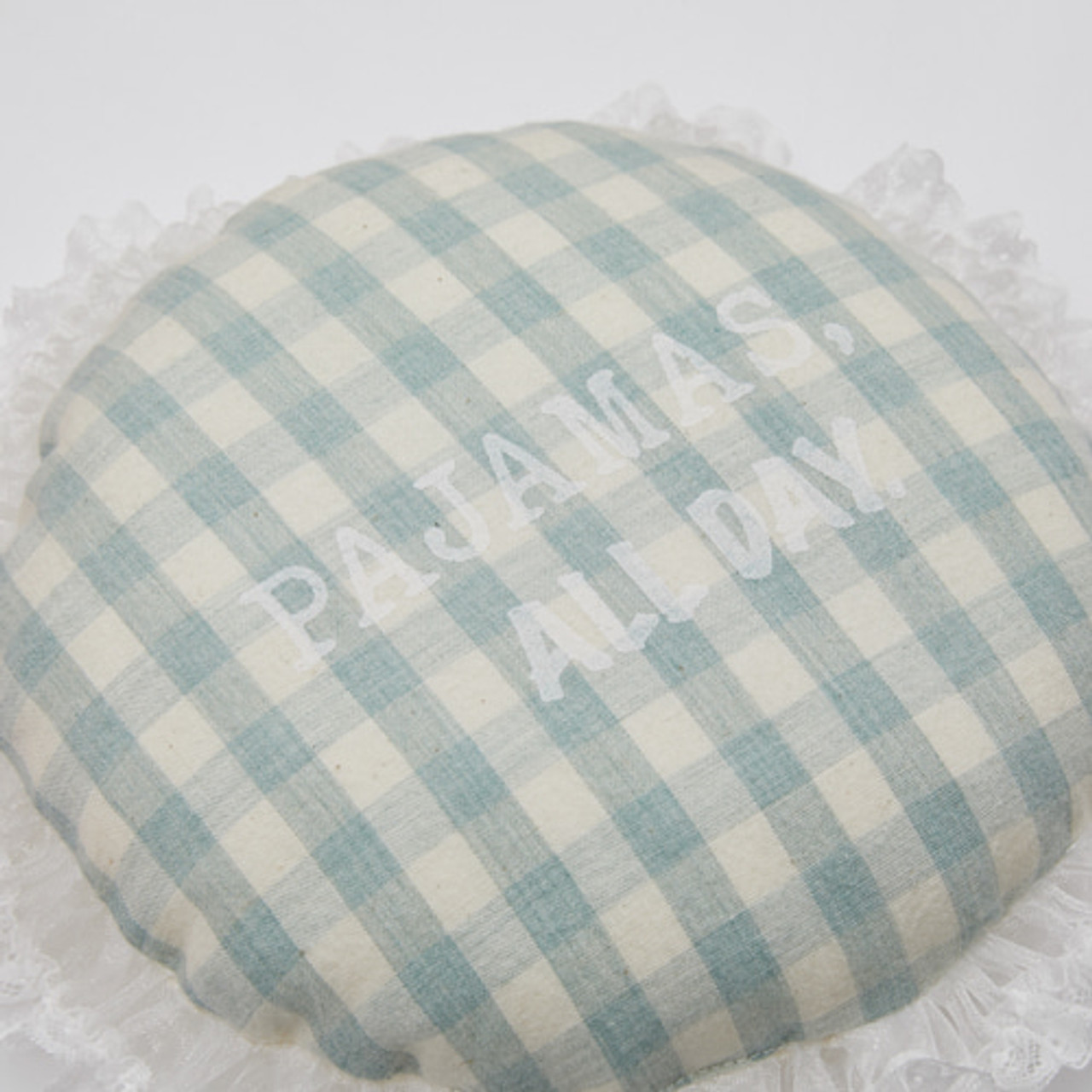 Louisdog Cozy Gingham Pillow