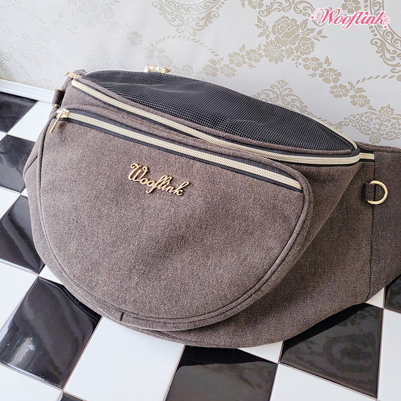 Wooflink Holy Chic Bag - Black – Posh Puppy Boutique