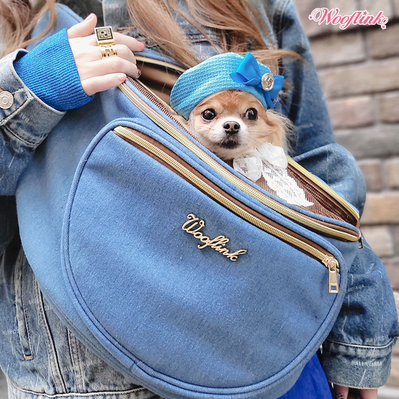 Wooflink Hug Me Bag - Denim