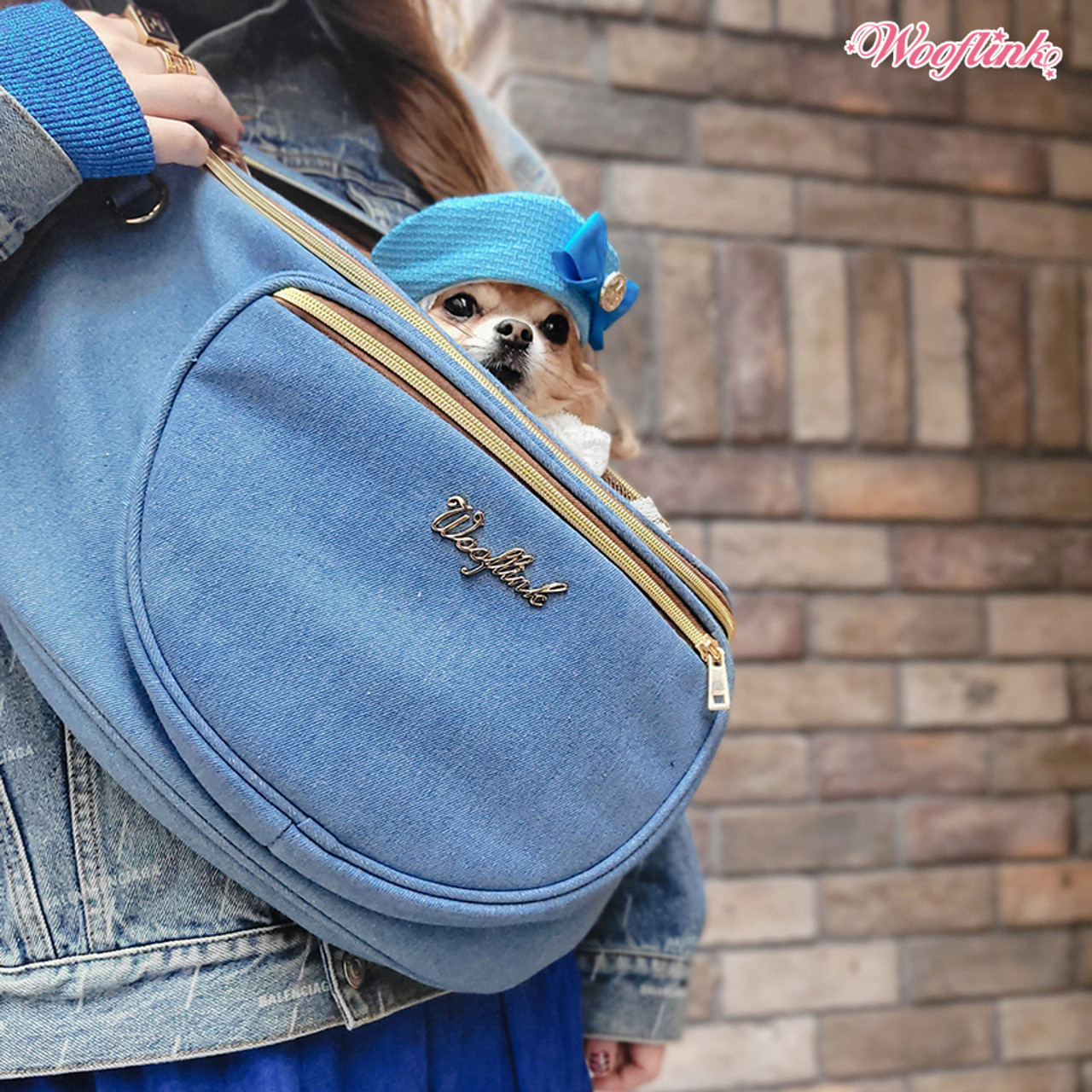 Wooflink Hug Me Bag - Denim