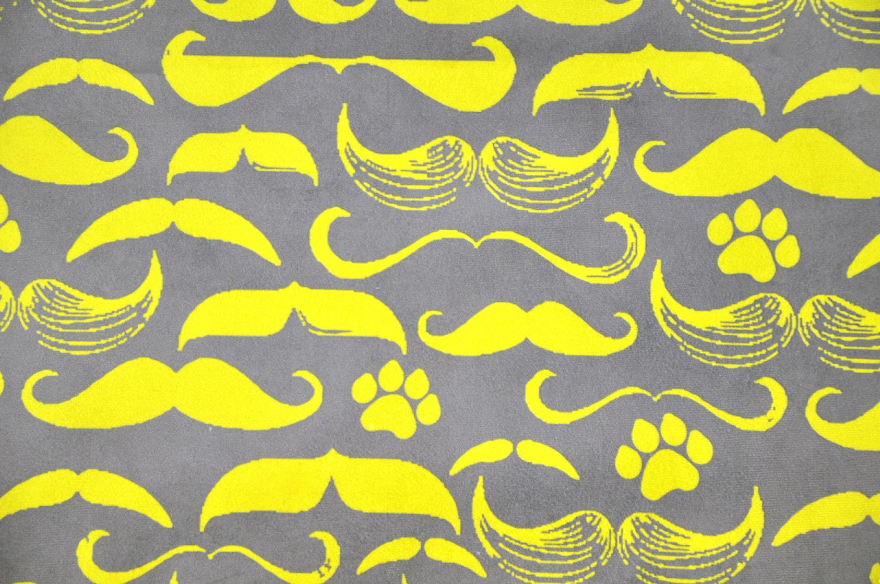 Mustache Rectangle Dog Bed